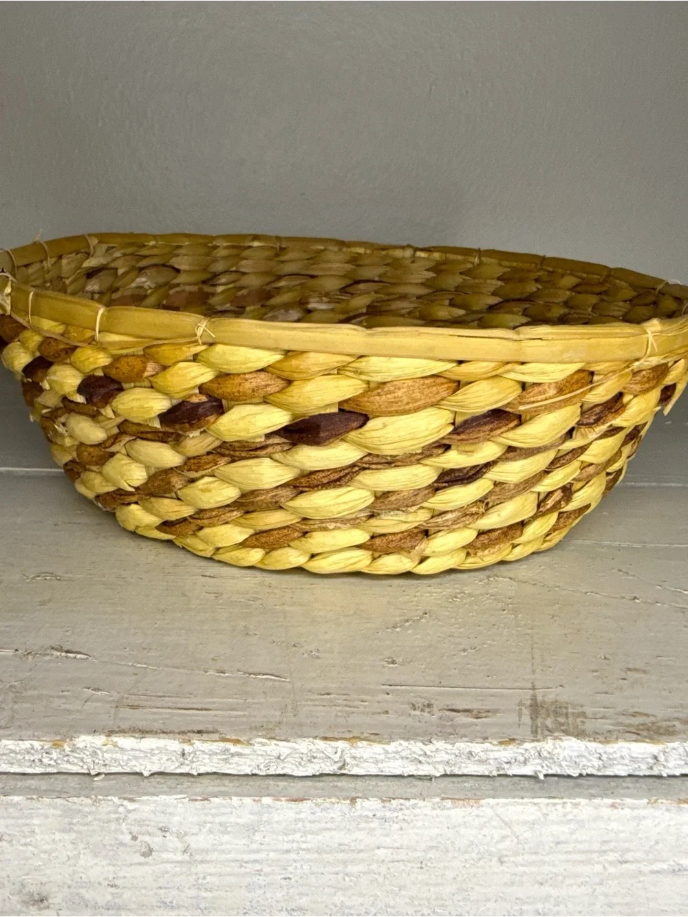 Vtg Anchor Hocking Basket Buffet Harvest Amber 1.5qt Casserole New in Box M400